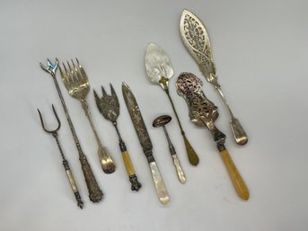 Assorted Antique Serving Items