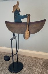 Colonial Tin Rowboat Art