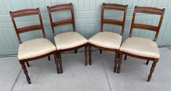 Antique Vermeulen French Chairs, Set Of 4