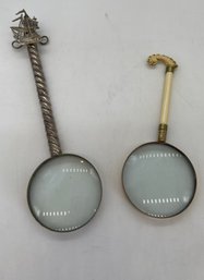 (2) Antique Magnifying Glasses