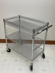 Rolling Metal Metro Cart