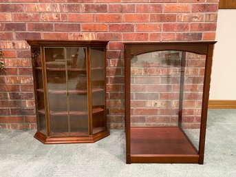 Two Display Cases