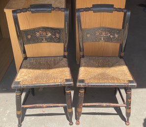 Antique Hitchcock Chairs Ca. 1850