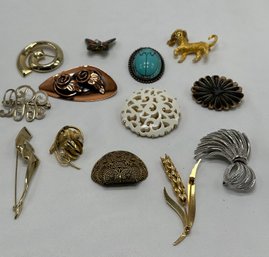 Costume Jewelry Brooch Collection