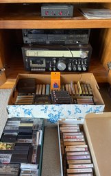 Cassette Stereo, Speaker And Musical Cassettes