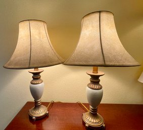 Set Of Two Tabletop Lamps
