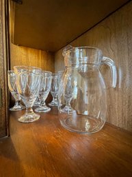 Glass Pitcher Set