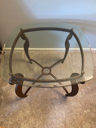 Wrought Iron End Table