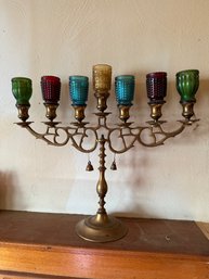 (2) Seven Light Candelabras