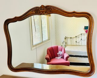 Large Wooden Mirror