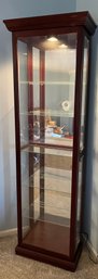 Wood And Glass Curio Cabinet