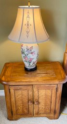 Bedside Table With Lamp #1