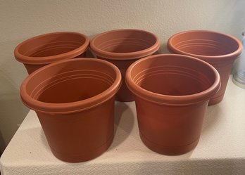 Nursery Pots In Terracotta Color