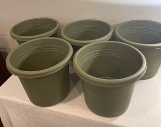 Nursery Pots In Sage Color