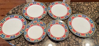 Assorted Mikasa Plates Bravura Pattern