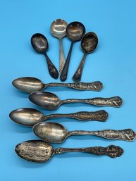 Assorted Silver Spoons