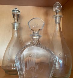 Three Decanters