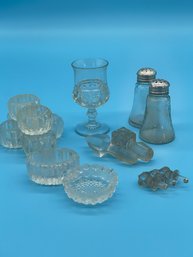 Assorted Glass Tableware