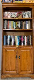 Golden Oak Solid Wood Book Shelf