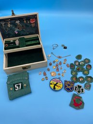 Vintage Girl Scout Badges And Pins