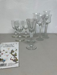 Assorted Unique Stemware