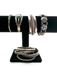 Assorted Silver Metal Bracelets 1