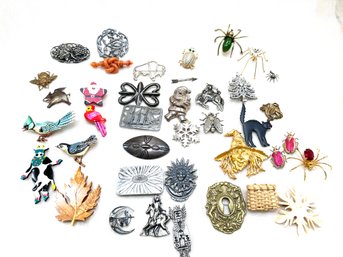 Brooches By The Dozen