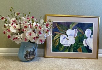 Orchids And Artwork