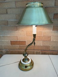 Brass And Marble Lamp