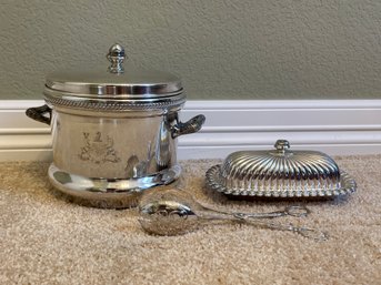 Silver Ice Bucket And More