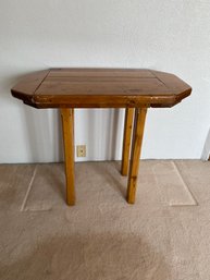 Rustic Wood Side Table