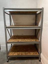Grey Wheeled Storage Shelf #2