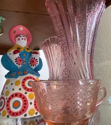 Pink Vase And Cup