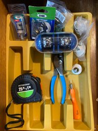 Assorted Tools And Velcro Products