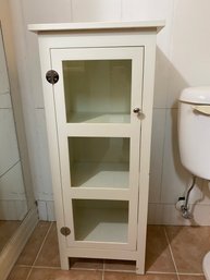 Small Wood And Glass Cabinet