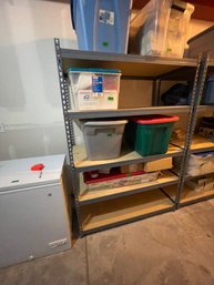 Grey Metal Storage Shelf #1