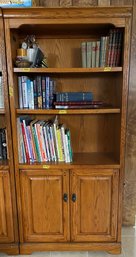 Golden Oak Solid Wood Book Shelf