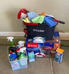 Household Cleaning Products & O'Cedar Spin Mop!