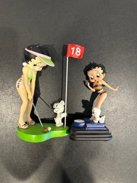 Betty Boop And Pudgy  Figurines