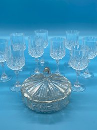 Crystal D Arque Wine Glasses