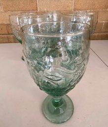 Green Glass Stemware