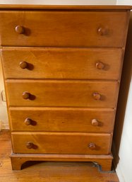 5 Drawer Wooden Dresser