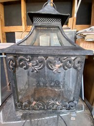 Glass And Metal Lantern