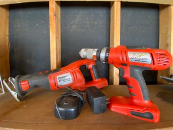 Black And Decker Firestorm Drill And And Reciprocating Saw