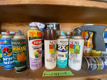 Assorted Spray Paint