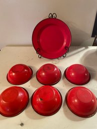 Assorted Vintage Enamelware