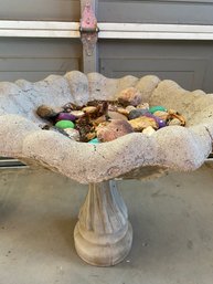 Cement Birdbath