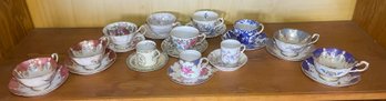 Assorted Tea Cups And Saucers