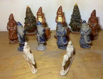 Rowe And Golden Glow Pottery Figurines