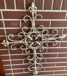 Two Large Metal Crosses